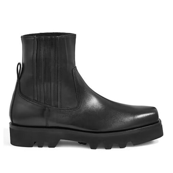 System Homme Lug-Sole Boots Size 41 US 8 Mens Black $645 - Picture 1 of 14